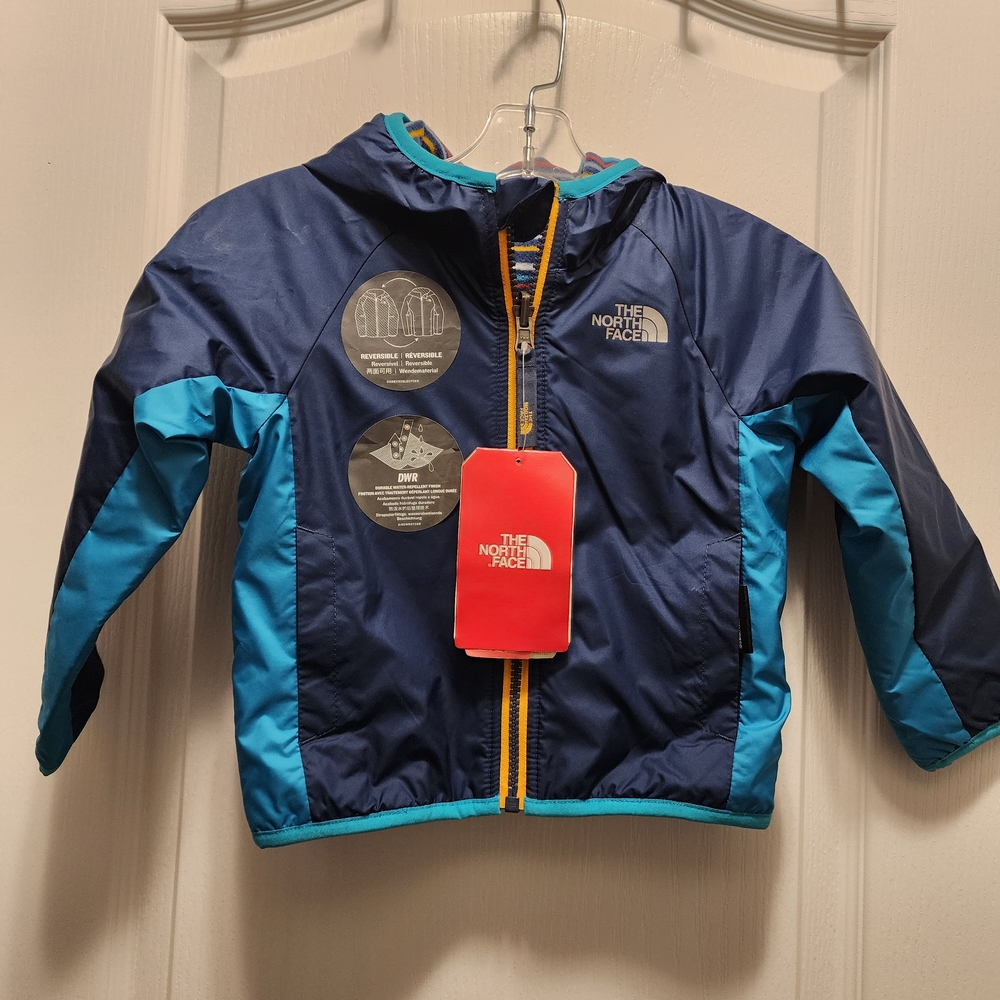 The North Face REVERSIBLE Blue and Teal Jacket